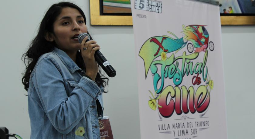 Palabras de bienvenida por Lisbeth Curay