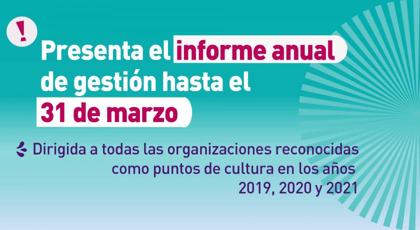 Organizaciones que tienen que presentar su informe